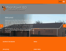Tablet Screenshot of pilotpointisd.com